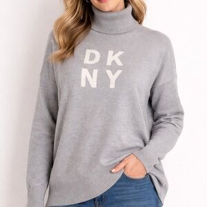 DKNY Women’s Logo Turtleneck Sweater•Size Large